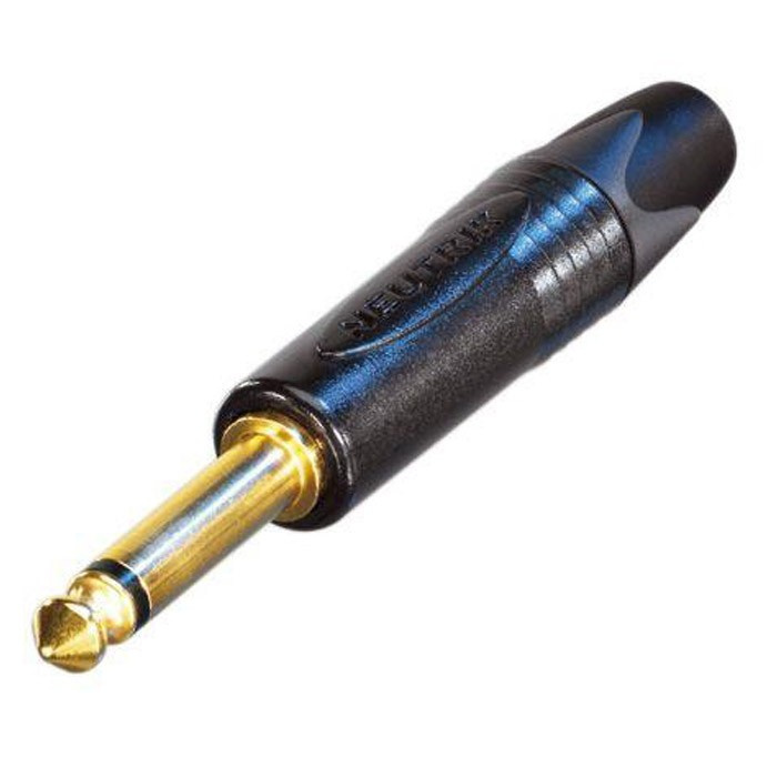 Neutrik NP2X-B Jack TS With Gold-Plated Contacts