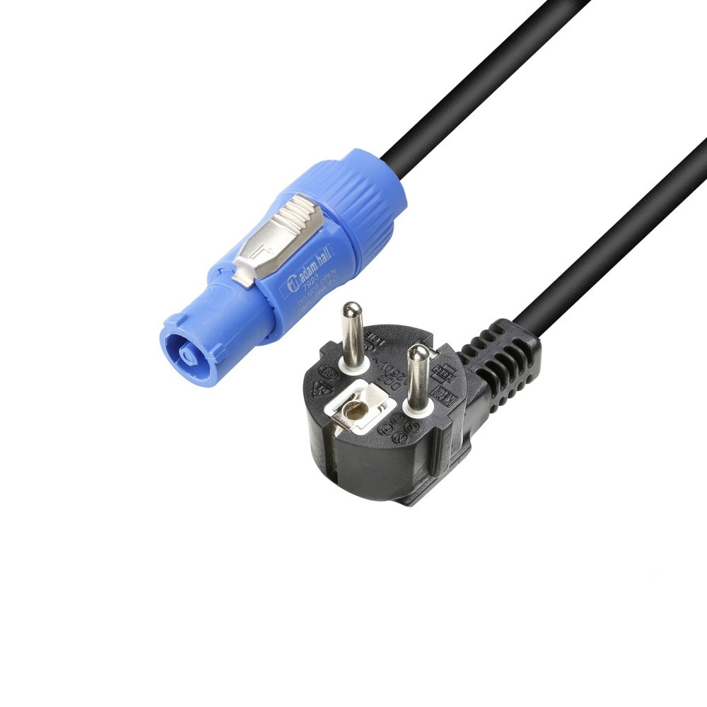 Adam Hall K4CPFIN PCON 0300 Power Cable x CEE 7/7 3m 
