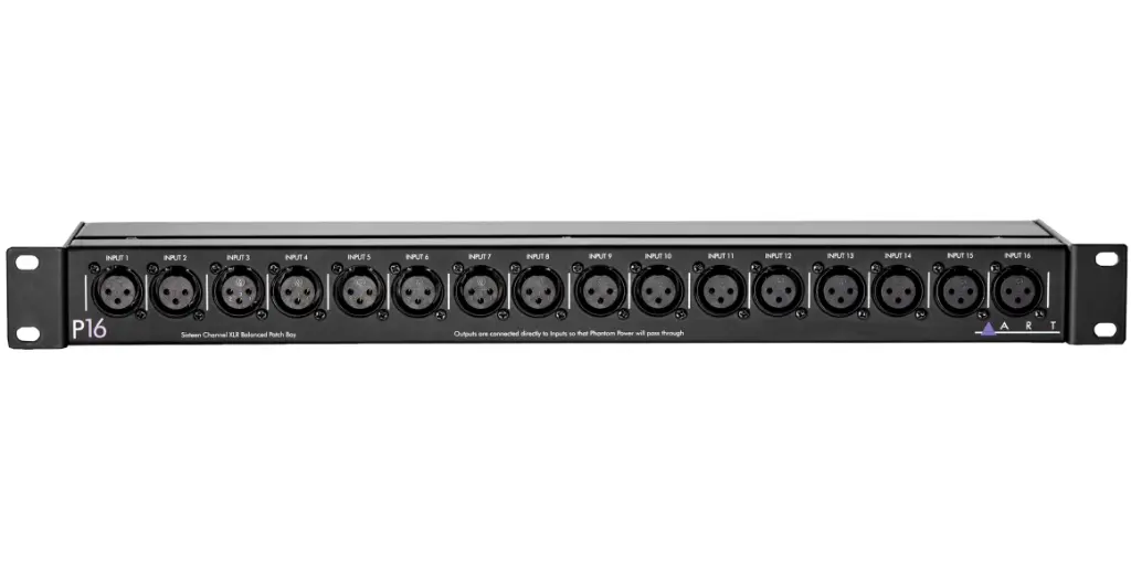 ART P16 XLR Patchbay
