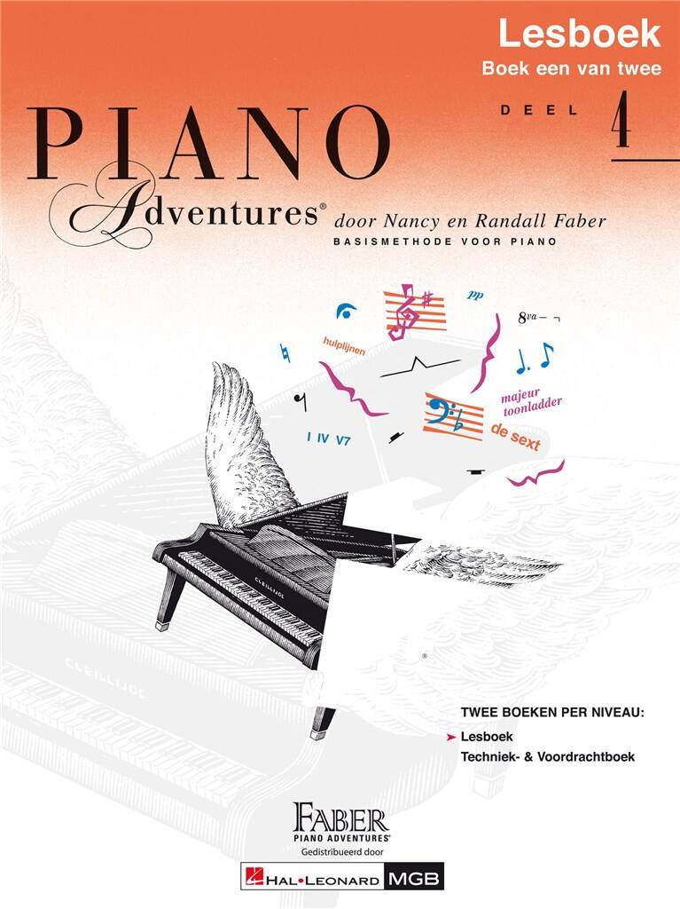 Piano Adventures Lesboek Deel - 4 Faber