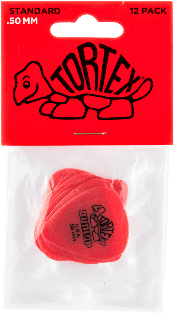 Dunlop 418P50 Tortex Standard .50mm (12)