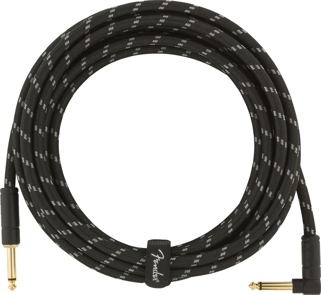 Fender Deluxe Black Tweed Cable Straight/Angle 4.5m
