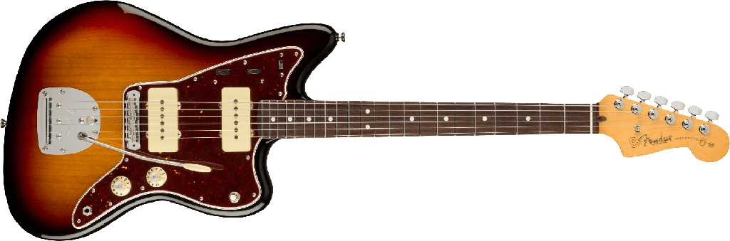 Fender American Professional II Jazzmaster®, Rosewood Fingerboard, 3-Color Sunburst