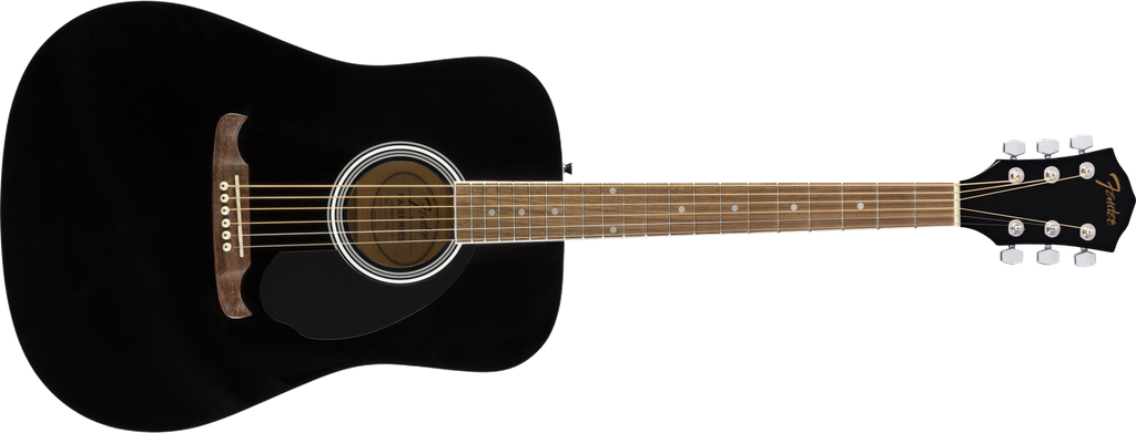 Fender FA-125 Dreadnought Black Inclusief Draagtas 