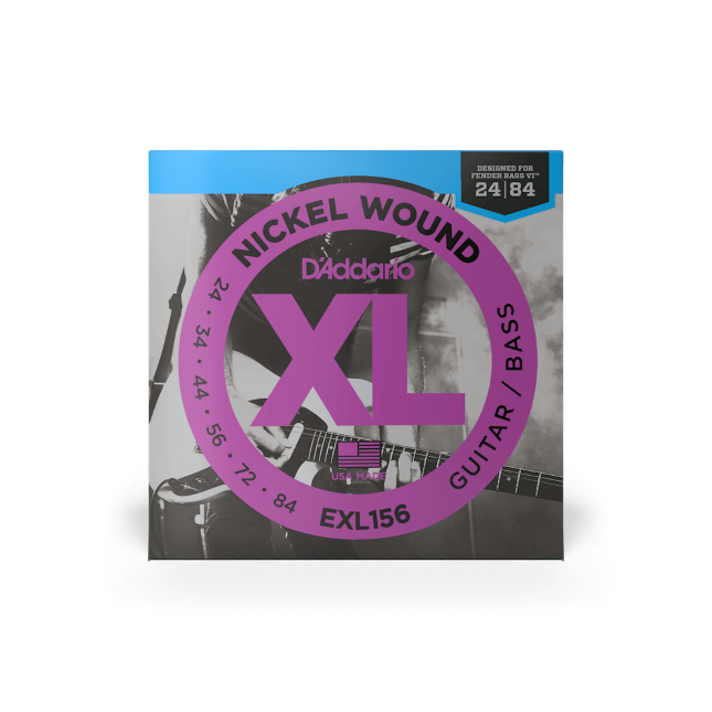 D'Addario EXL156 Fender Bass VI 24-84