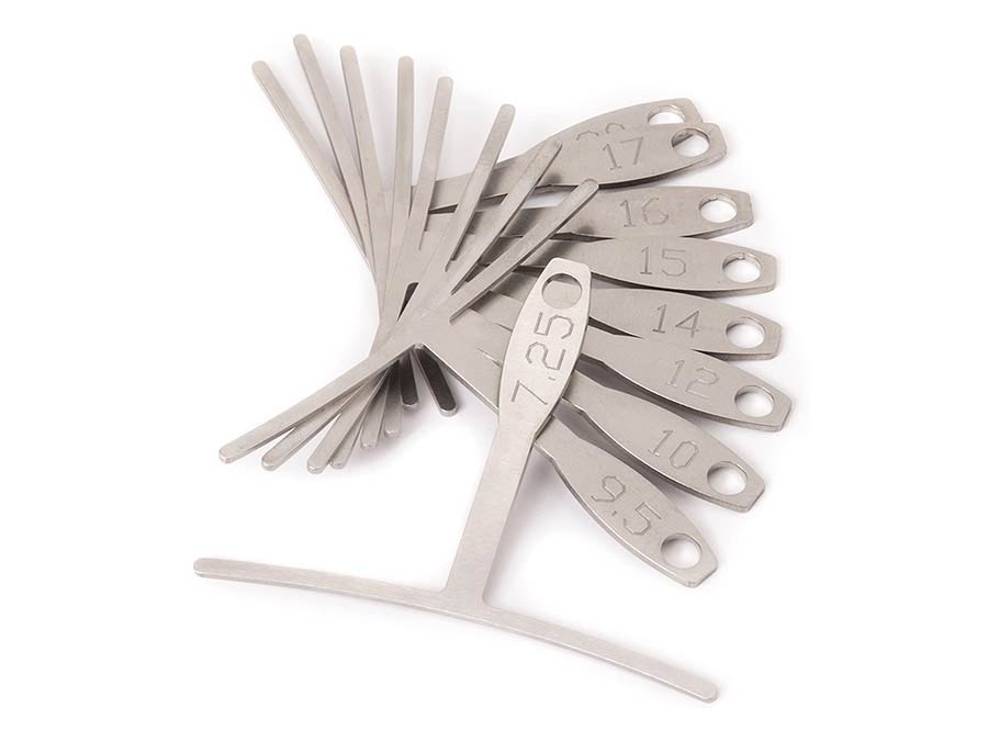 StewMac SM0353 Understring Radius Gauges Standard Width Set of 9