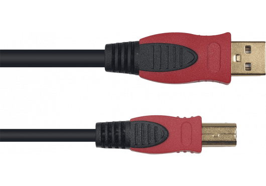 YELLOW CABLE N01-1 USB A naar B
