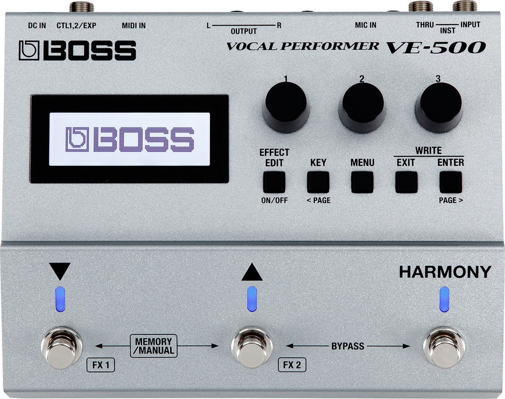 Boss VE500 Vocal Performer Pedal