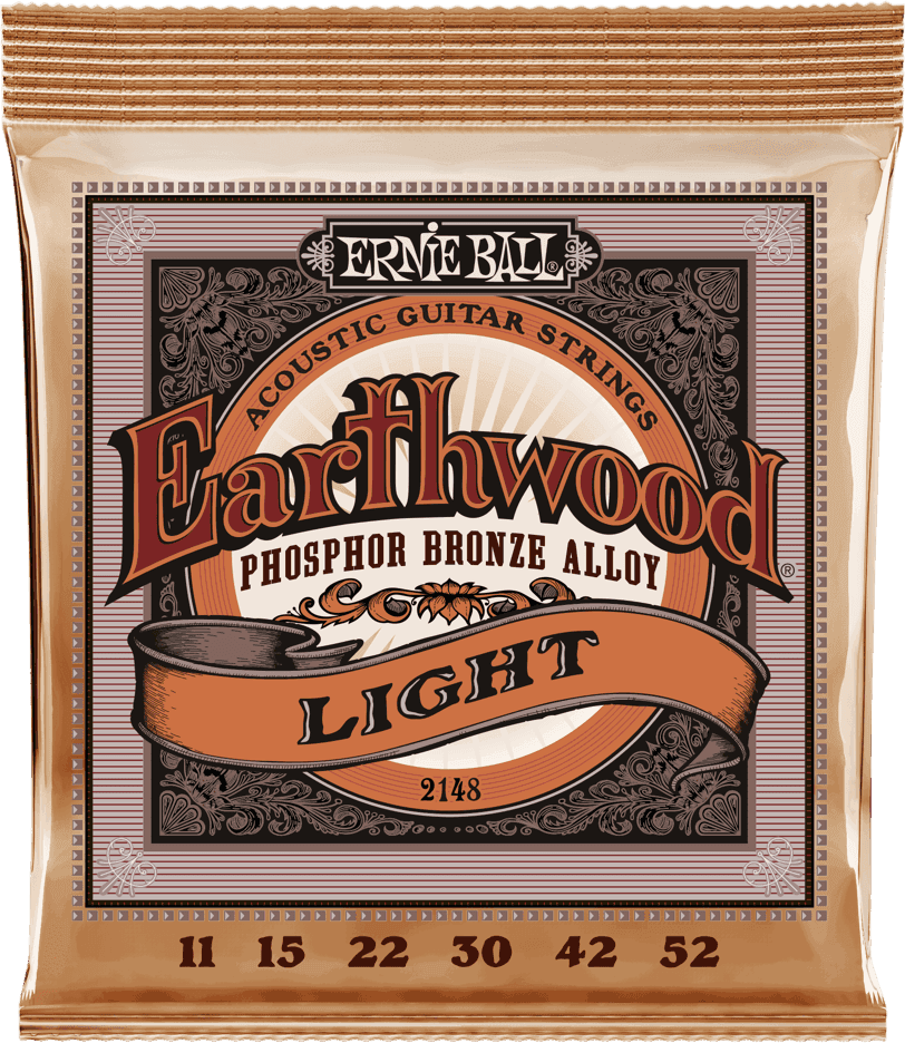 Ernie Ball 2148 Earthwood Phosphor Bronze 11-52