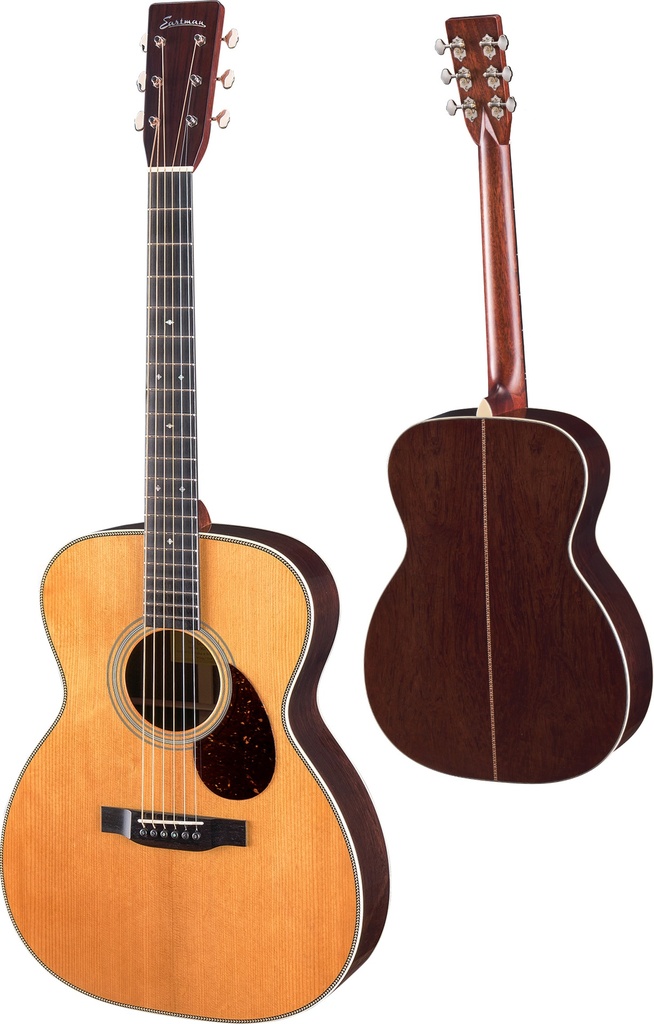 Eastman E20OM-MR-TC Madagascar Rosewood & Thermo Cured Adirondack