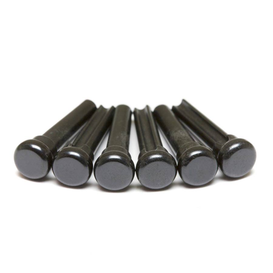 Graph Tech TUSQ Presentation Style Bridge Pins Black PP-3000-00
