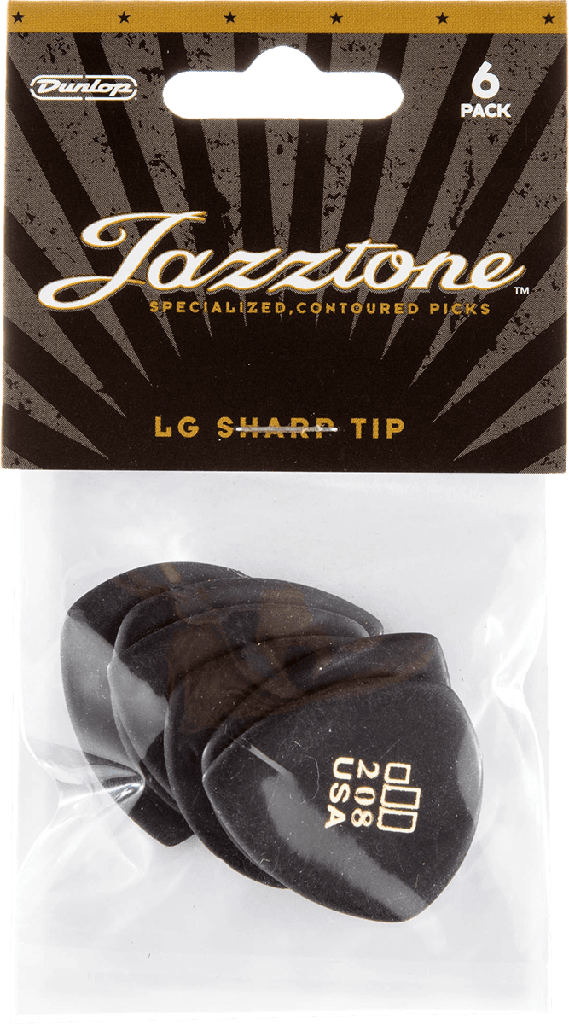 Dunlop 477P208 Jazztone LG Sharp Tip (6)