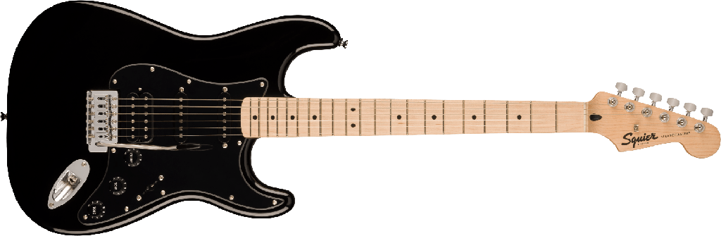 Squier Sonic Stratocaster HSS MN Black