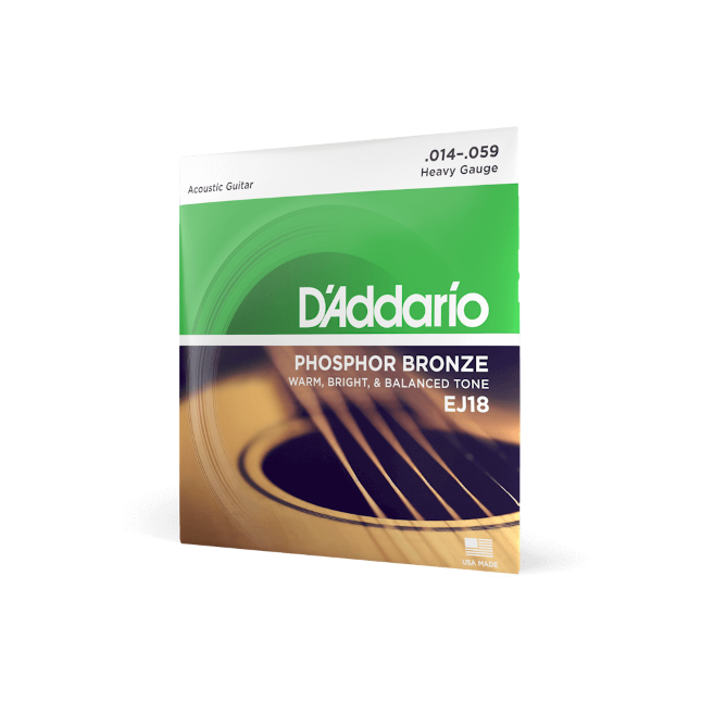 D'Addario EJ18 Phosphor Bronze 14-59