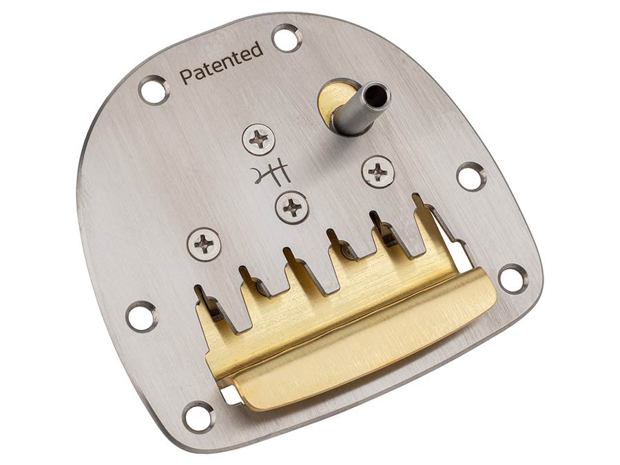 Halon JPV-2311-22C Offset Guitar Vibrato Stainless Steel With MS-58 Brass String Plate