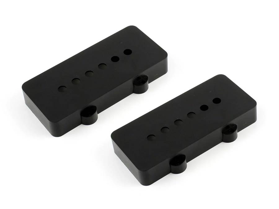 Allparts PC6400023 Pickup Covers For Jazzmaster Black