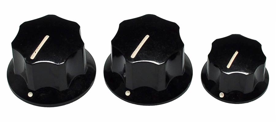 Fender Genuine Replacement Part J-Bass / Mustang Knobs CTS 0991370000
