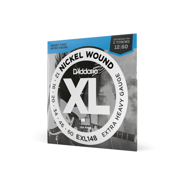 D'Addario EXL148 12-60 Extra Heavy, XL Nickel