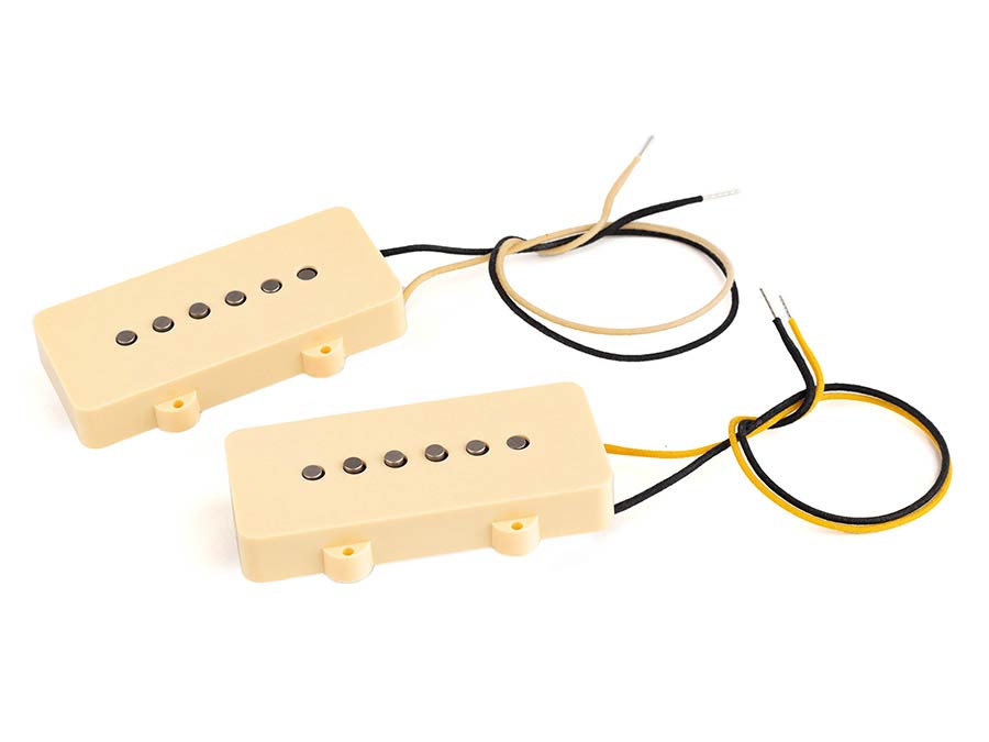 Lollar Original '58 Jazzmaster Single Coil Pickups Neck + Bridge Cream