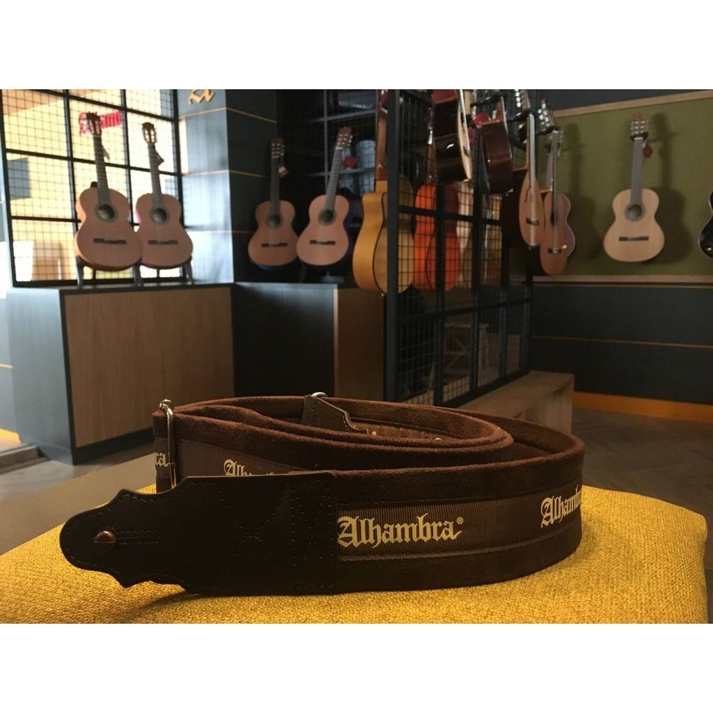 Alhambra Guitar Strap Brown - 9514