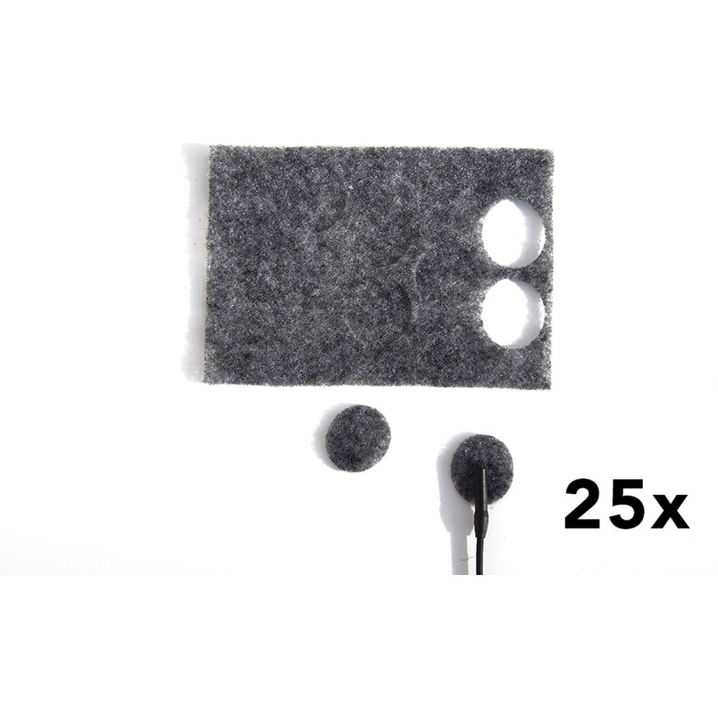 Rycote Grey Undercovers - 25 Packs X 30 Uses
