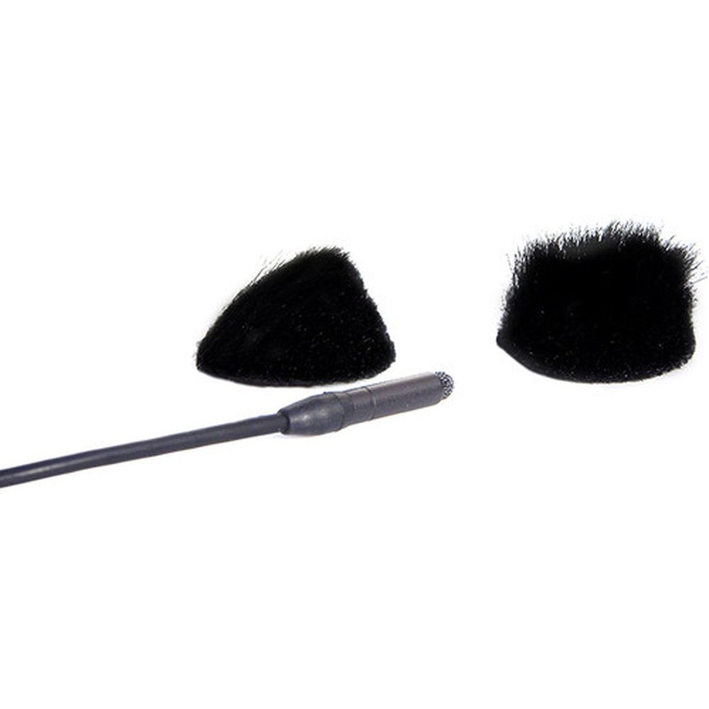 Rycote Black Overcovers: 30 X Stickies & 6 X Black Fur Discs