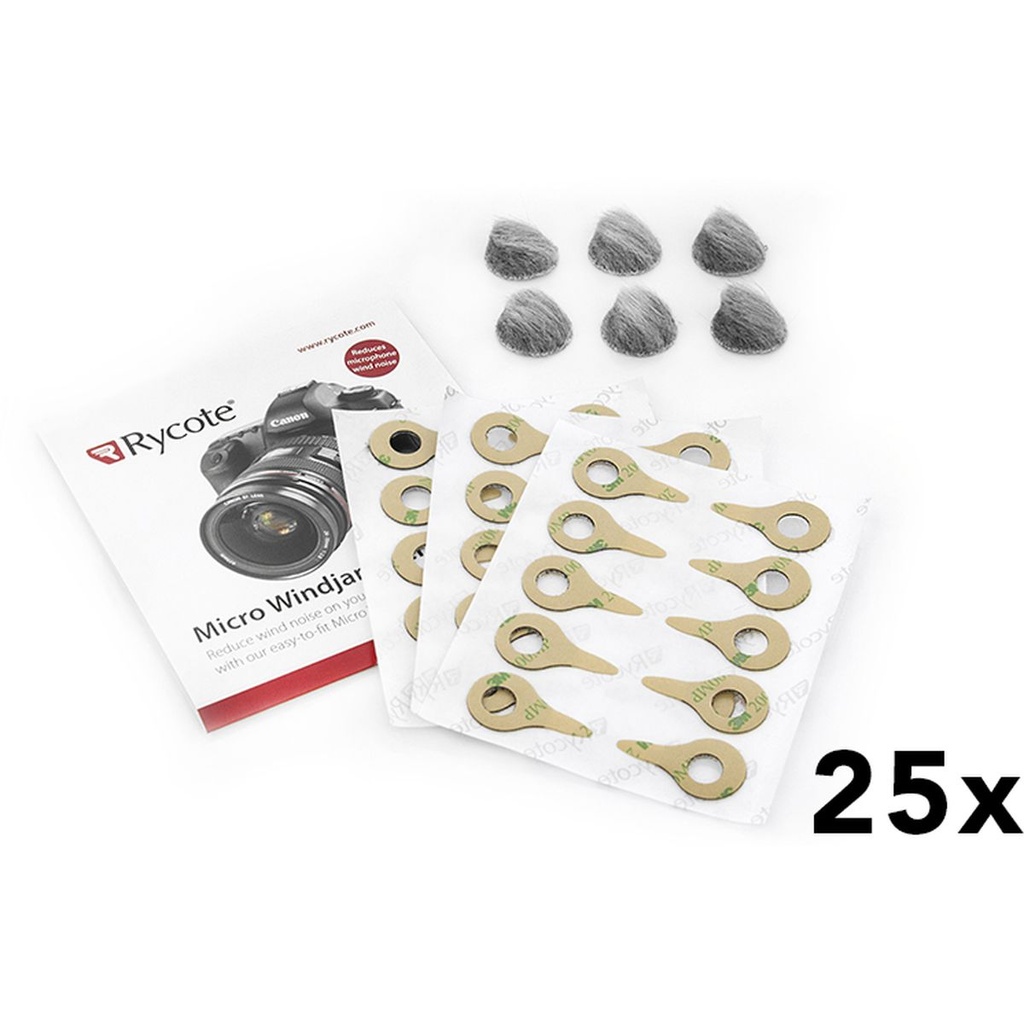 Rycote Micro Windjammer - Box Of 25 Packs