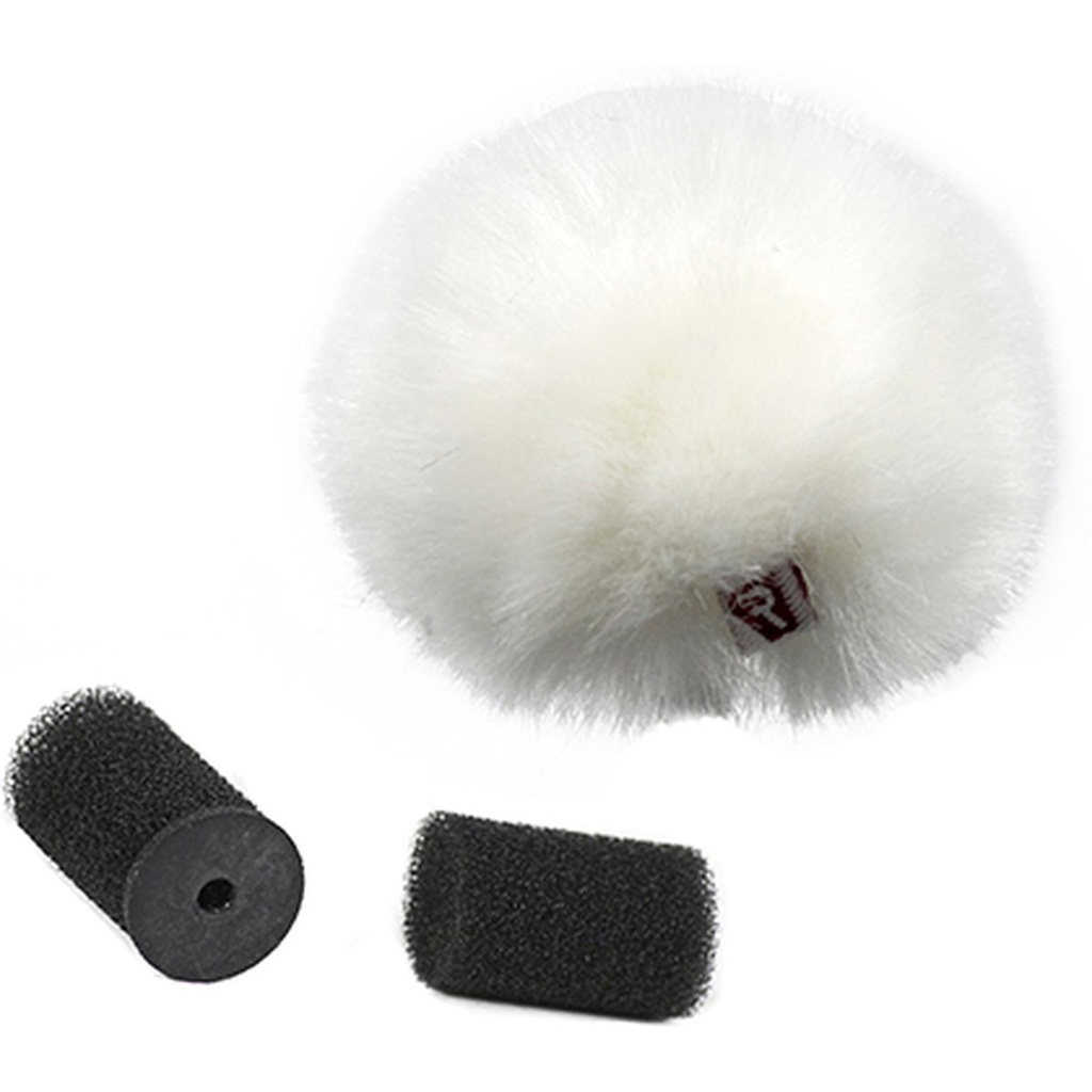 Rycote White Ristretto Lavalier Windjammer - Single