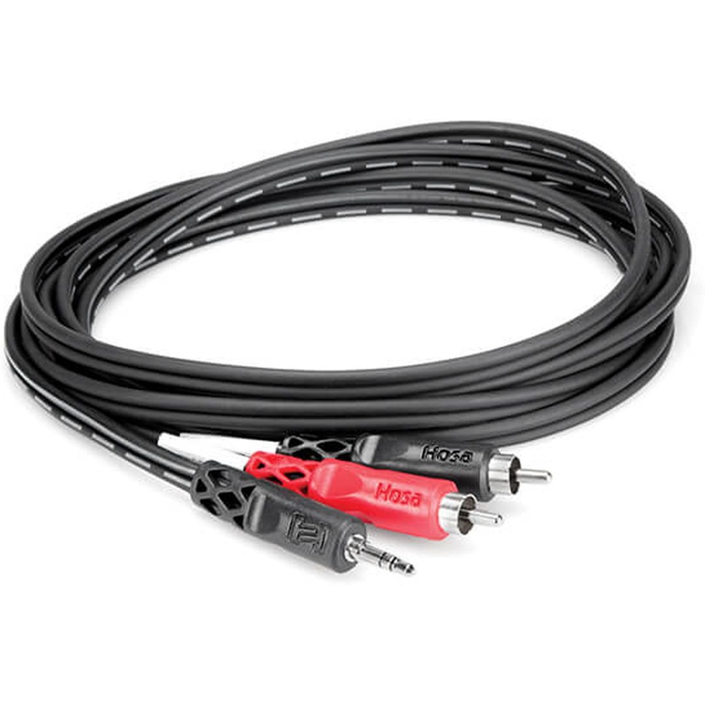 Hosa CMR-206 Stereo Breakout 3.5mm TRS To Dual RCA 6 FT
