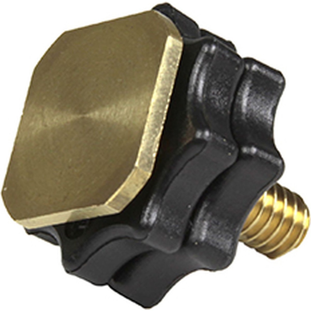 Rycote Brass Shoe Adaptor w/ 1/4-inch Male Thread
