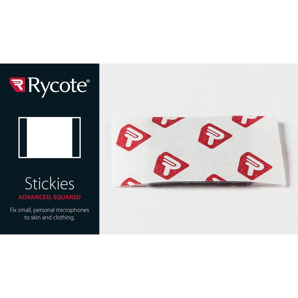 Rycote Stickies Adv 20mm Squared MSTR Carton Of 10 X Packs