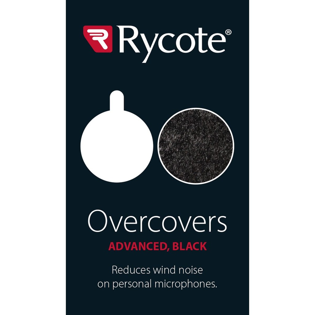 Rycote Overcovers Adv Black (Pack)