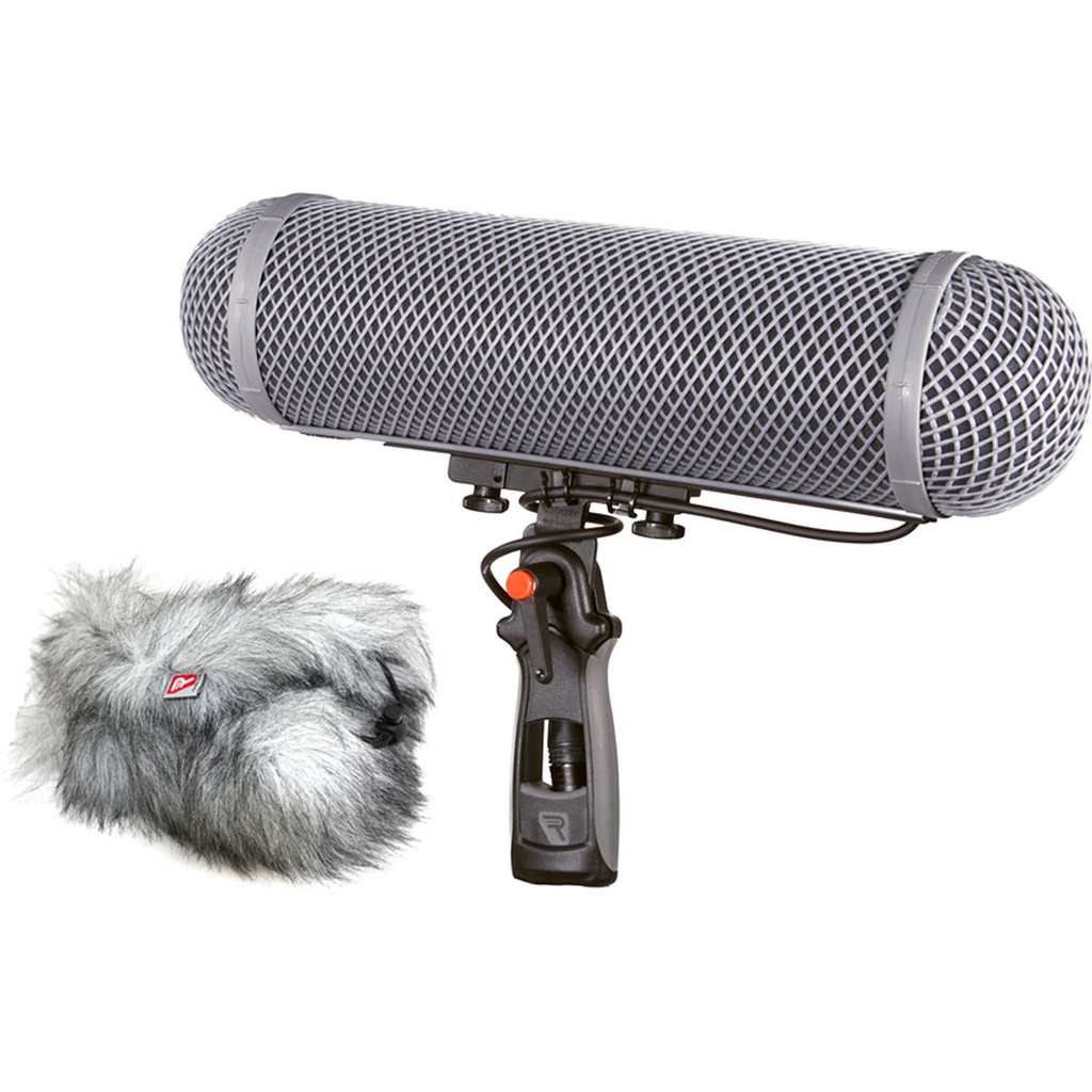 Rycote Modular Windshield 295 Kit w/ Black Windjammer