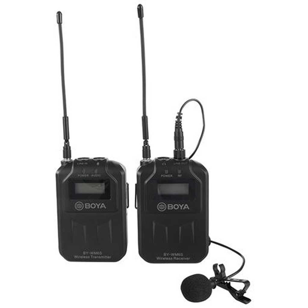 Boya Uhf Duo Lavalier Microphone Wireless BY-WM6S
