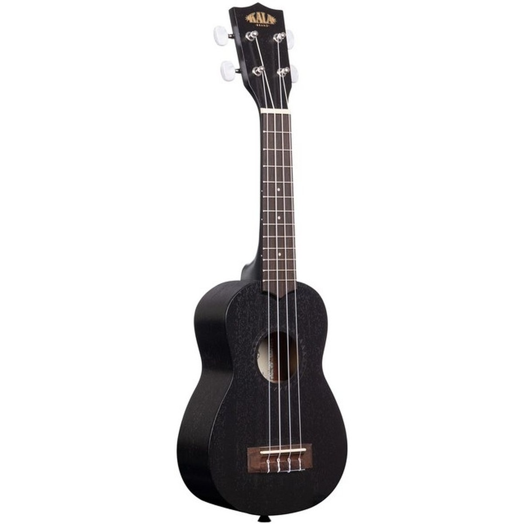 Kala Black Satin Mahogany Soprano Ukulele No Binding w/ Bag