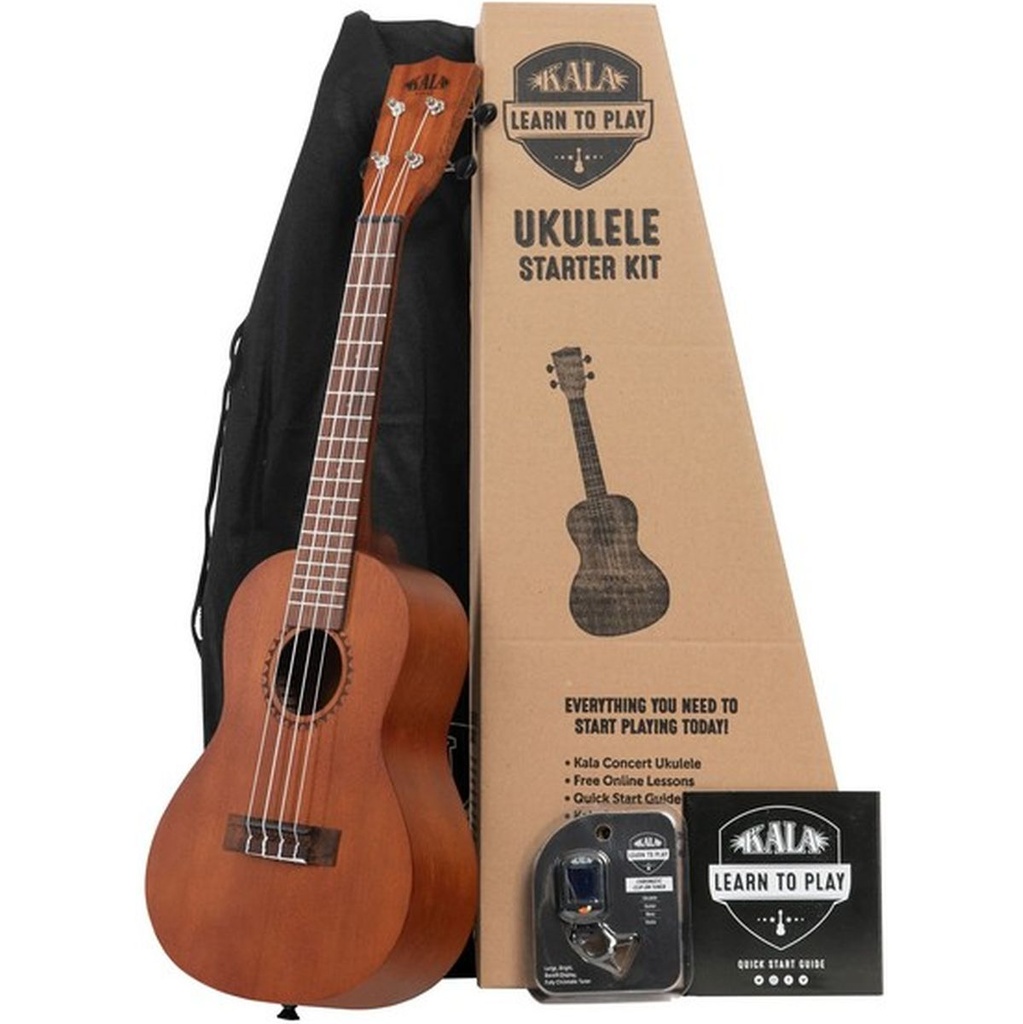 Kala Learn To Play Ukulele Concert Starter Kit