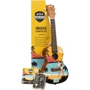 Kala Learn To Play Elvis Blue Hawaii Concert Ukulele Starter Kit