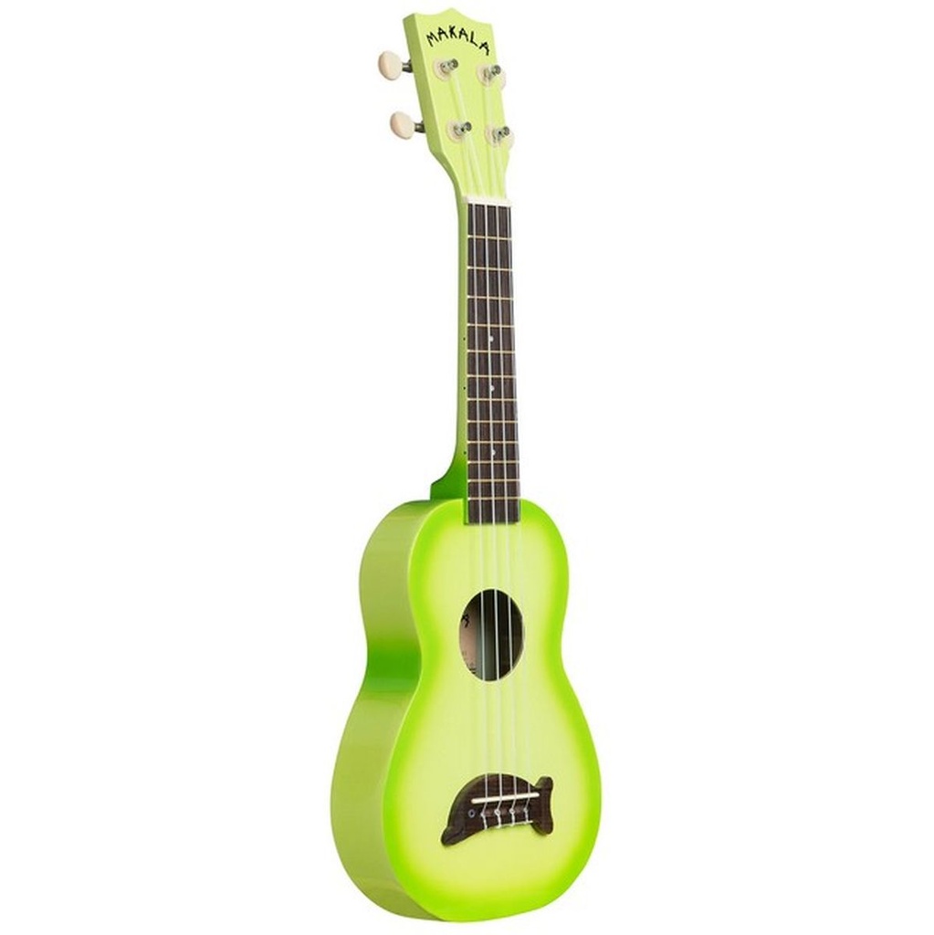 Kala Green Apple Burst Soprano Dolphin Rosewood Update