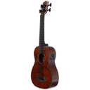 Kala Exotic Mahogany Left-Handed Acoustic-Electric U-BASS