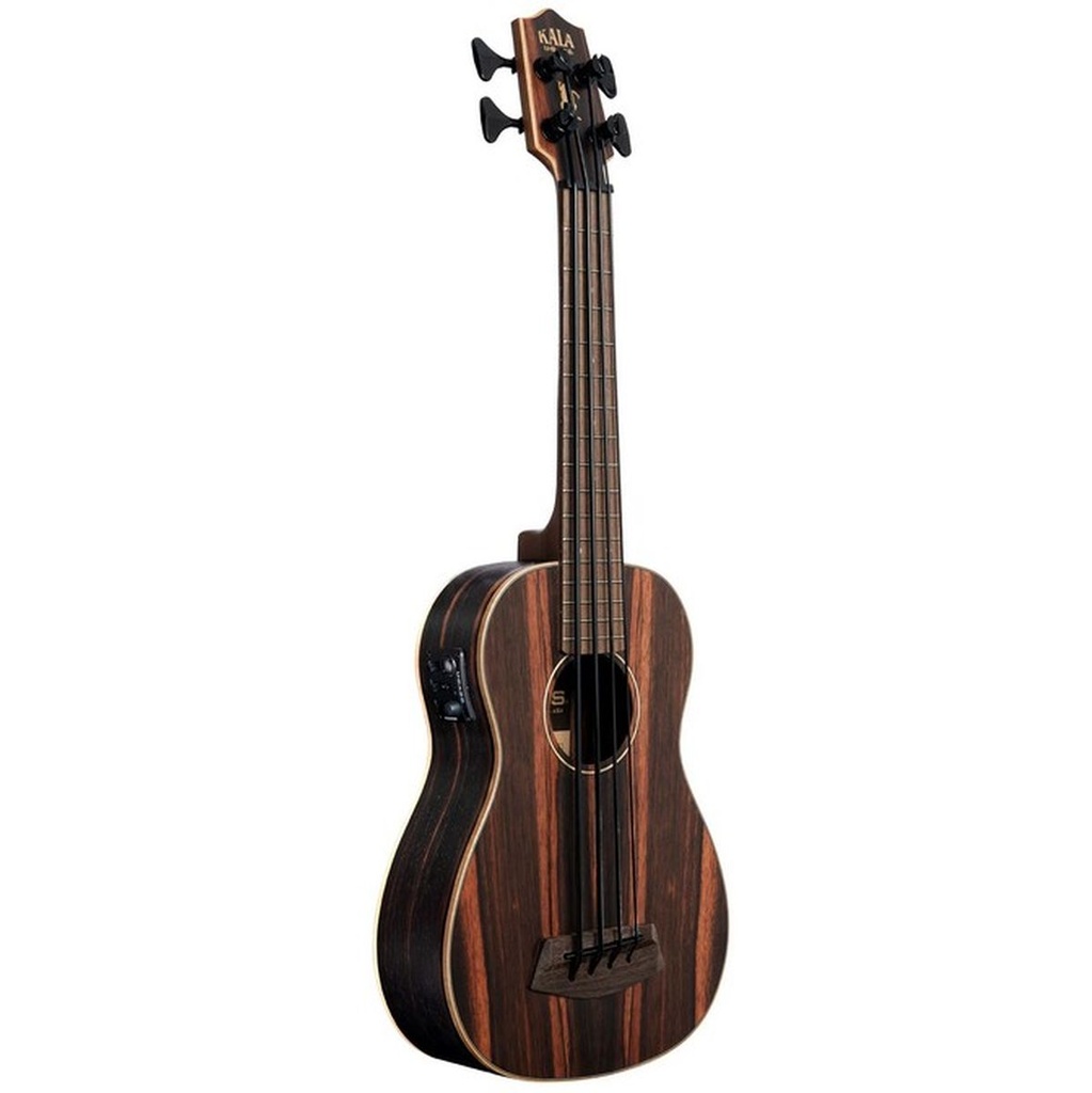 Kala Striped Ebony Fretted Acoustic-Electric U-BASS