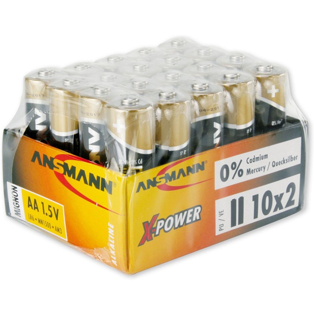 Ansmann Alkaline X-Power AA 10 X 2-pcs In Plastic