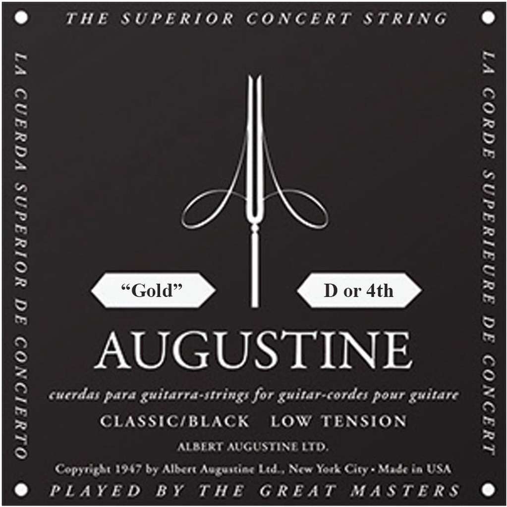 Augustine Single String D4 Gold