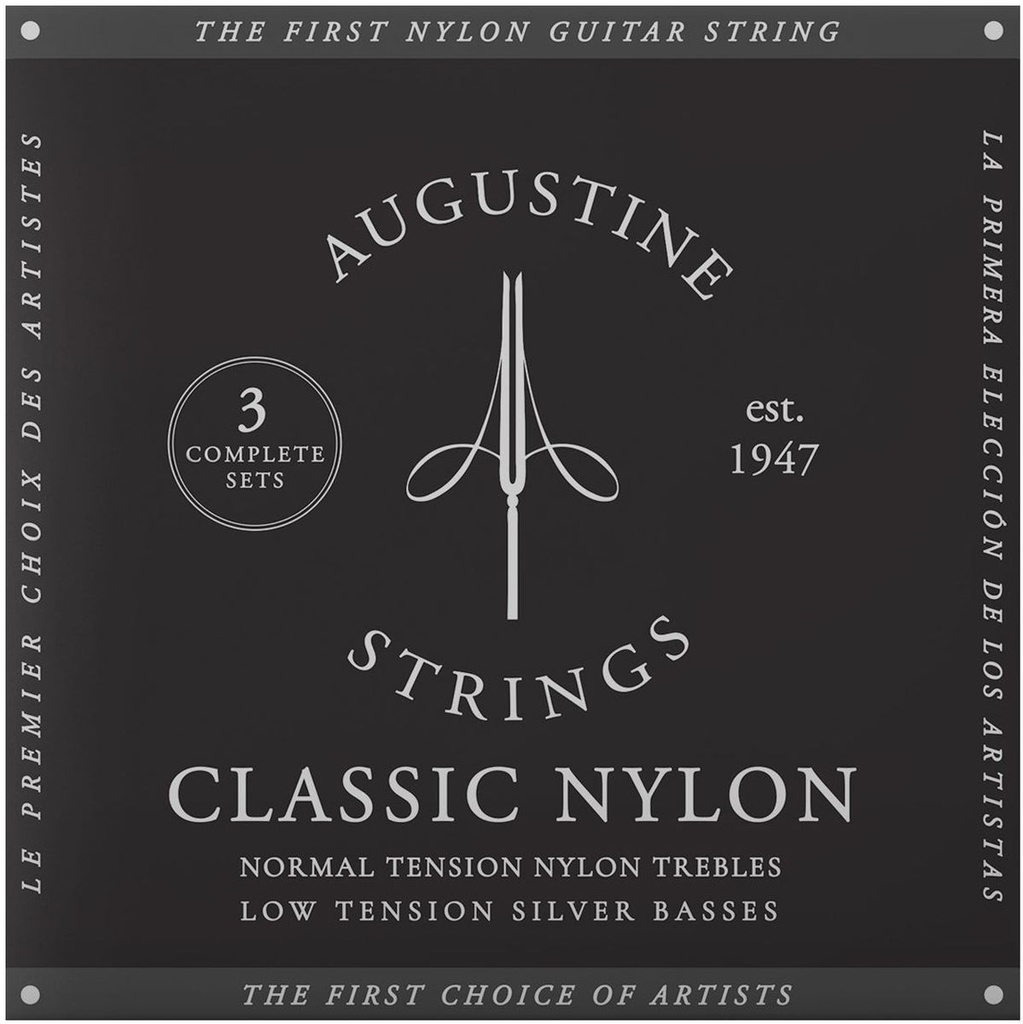 Augustine Black Label String Set - 3 Pack