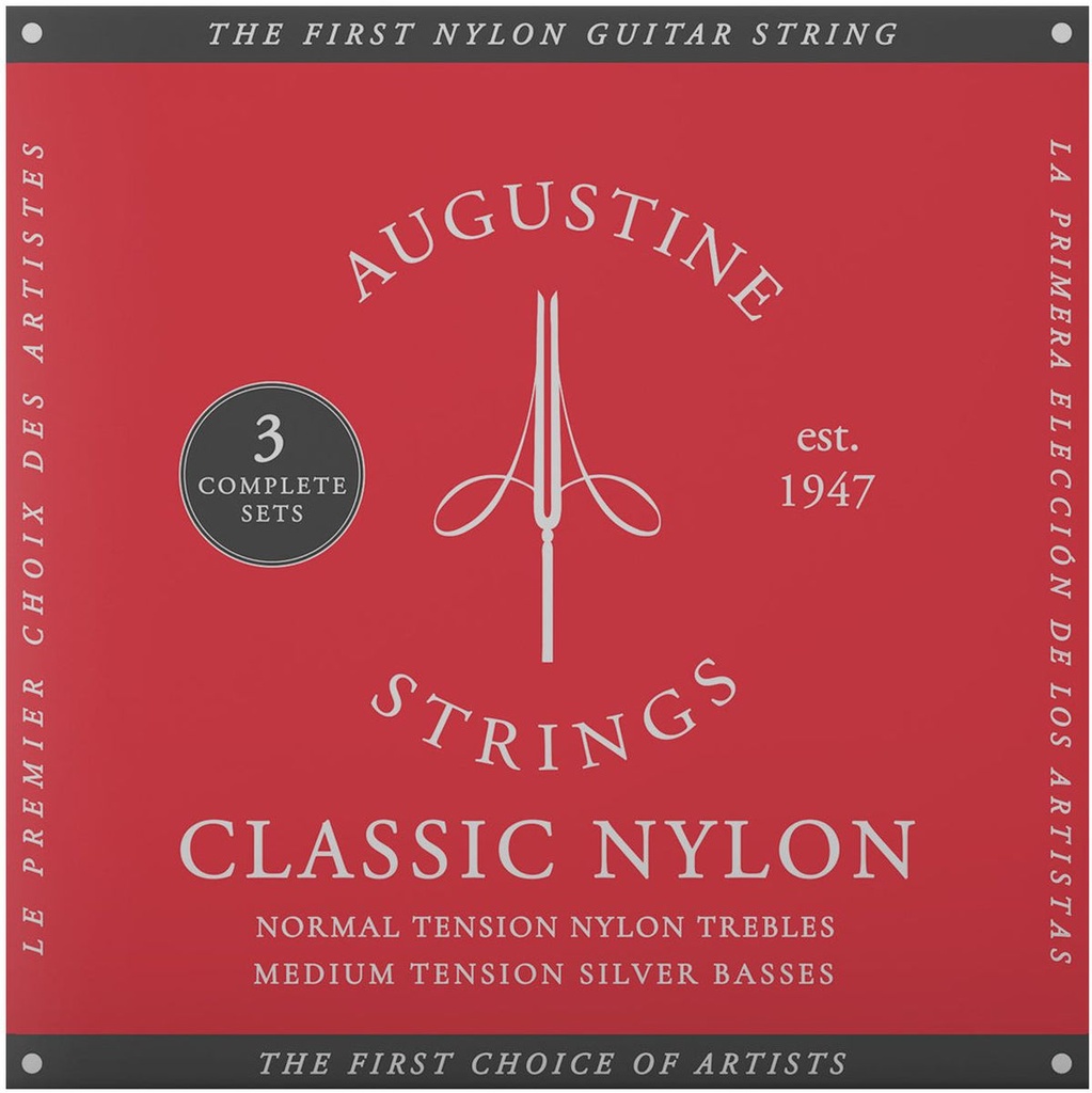 Augustine Red Label String Set - 3 Pack