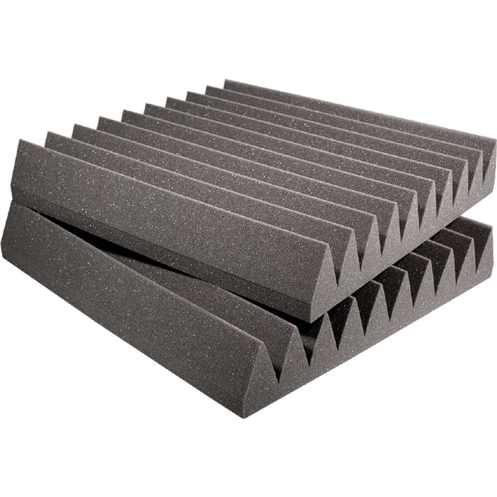 Auralex 4 inch Studiofoam Wedge 6-Pack 6-60x60cm Charcoal