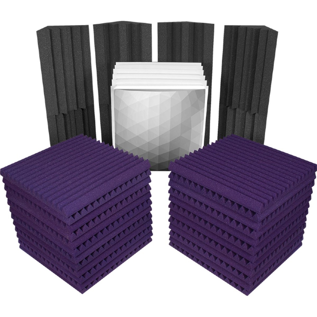 Auralex Deluxe Plus Roominator Kit 24-2&amp;#039;x2&amp;#039;x2 Purple