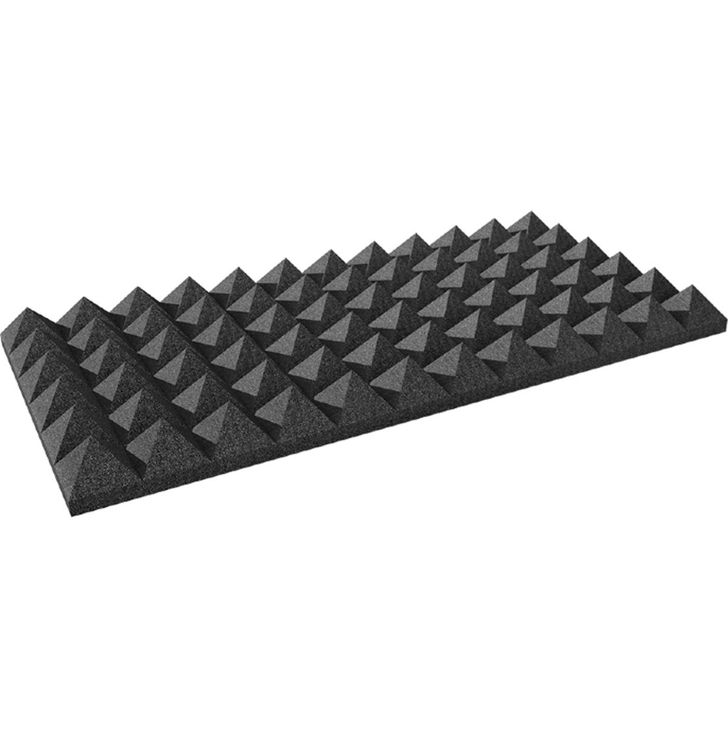 Auralex 4 inch Studiofoam Pyramid 6-Pack 6-61x122cm Panel Charcoal
