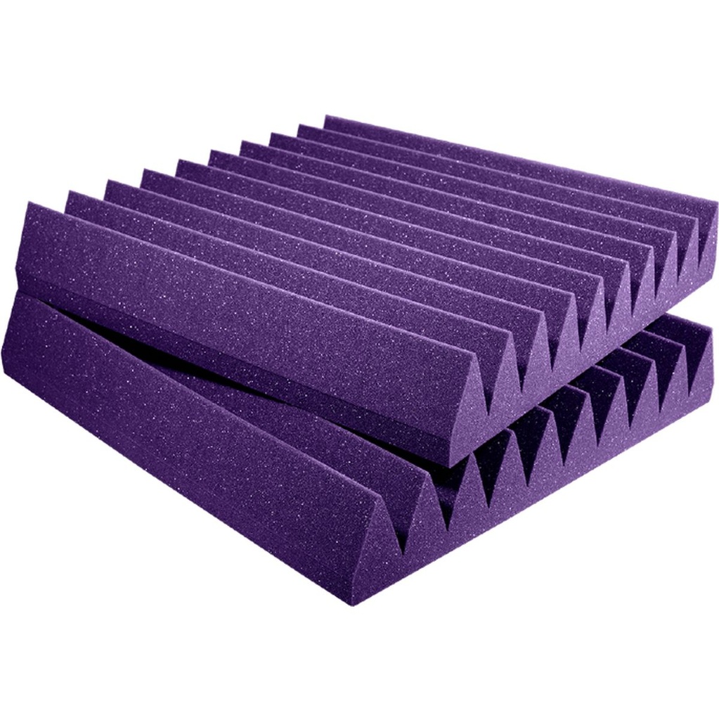 Auralex 4 inch Studiofoam Wedge 6-Pack 6-60x60cm Purple