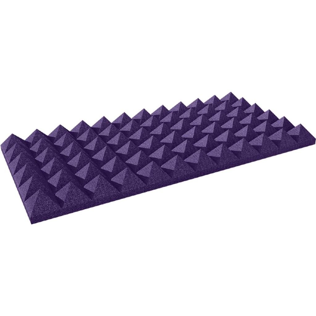 Auralex 4 inch Studiofoam Pyramid 6-Pack 6-61x122cm Panel Purple