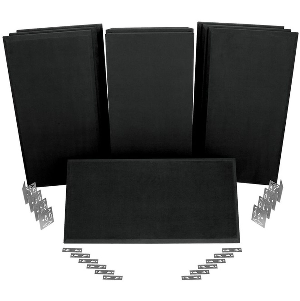 Auralex ProPanel ProKit 1 7-B224 4-M224 Mounting Hardware Suede Black